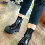 Bota Charol Negra