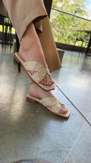 Sandalia Plana Yute Leila