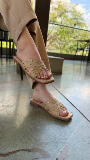 Sandalia Plana Yute Leila